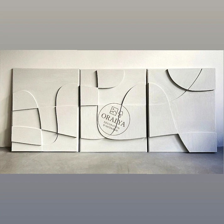Pack 3 Tableaux Abstrait 3D