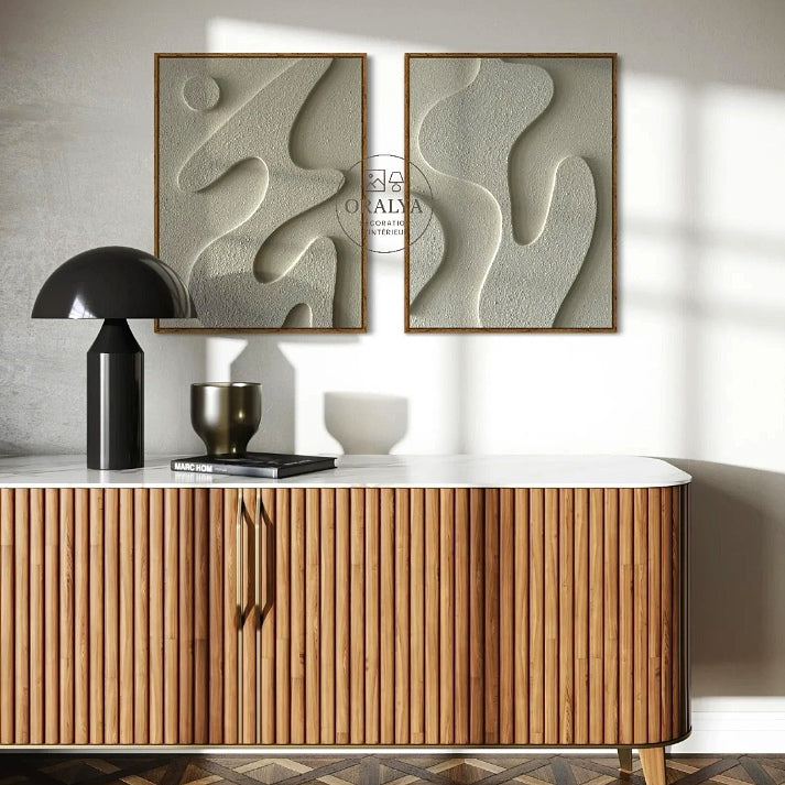 PACK Duo Tableaux Abstraits 3D
