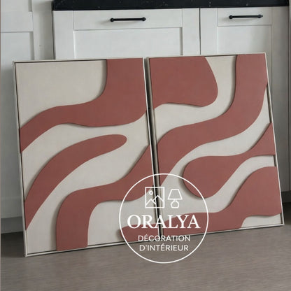 PACK  Duo Tableaux Abstraits 3D