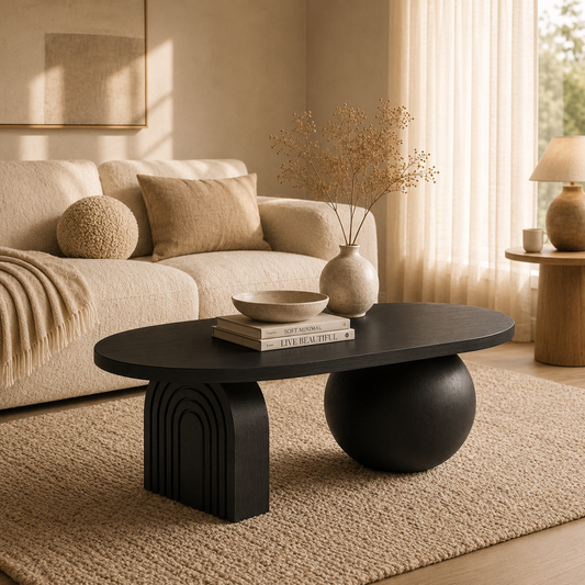 Table basse sculpturale