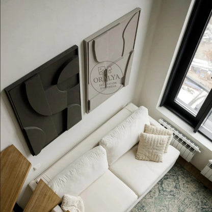 Promo Limitée | PACK  Duo Tableaux Abstraits 3D