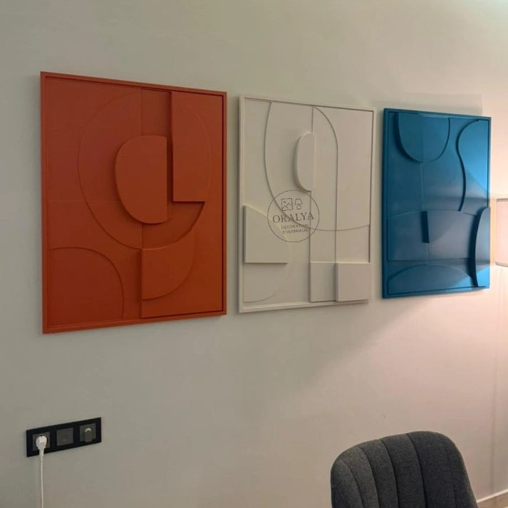 Promo Limitée | Pack 3 Tableaux Abstrait 3D