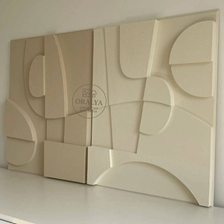 Promo Limitée | PACK  Duo Tableaux Abstraits 3D