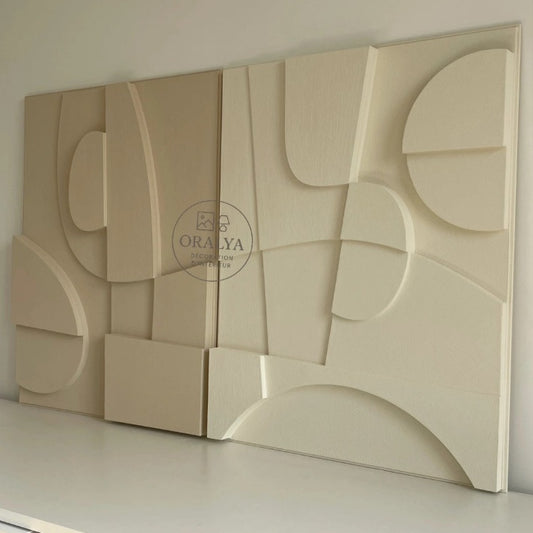 Promo Limitée | PACK  Duo Tableaux Abstraits 3D