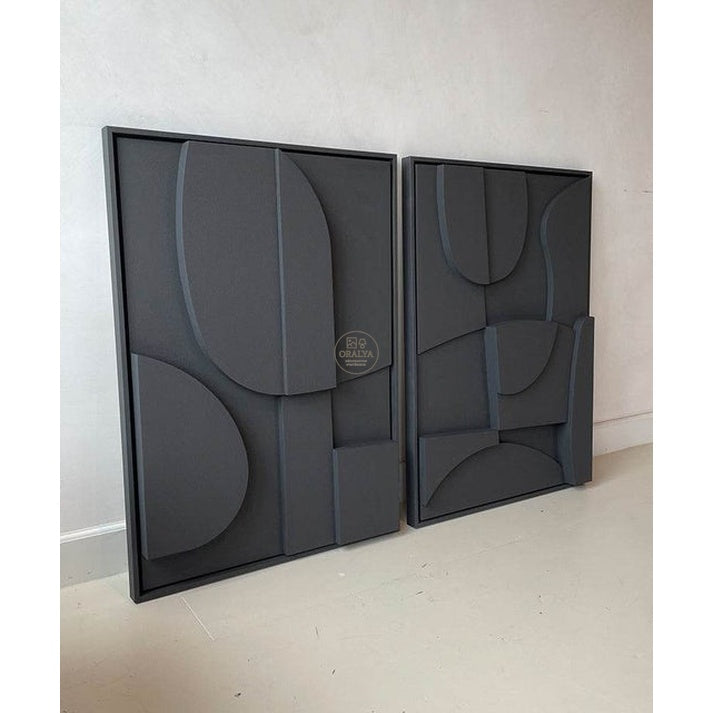 PACK  Duo Tableaux Abstraits 3D