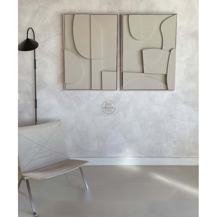 PACK  Duo Tableaux Abstraits 3D