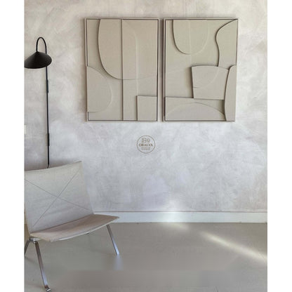 PACK  Duo Tableaux Abstraits 3D