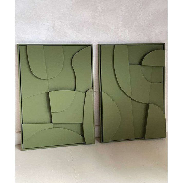 PACK  Duo Tableaux Abstraits 3D