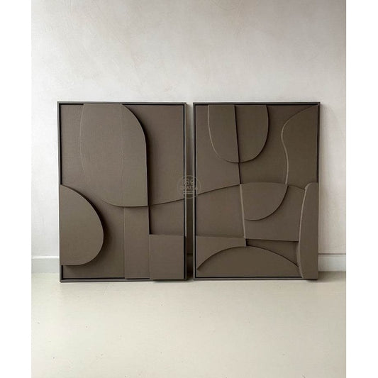 PACK  Duo Tableaux Abstraits 3D