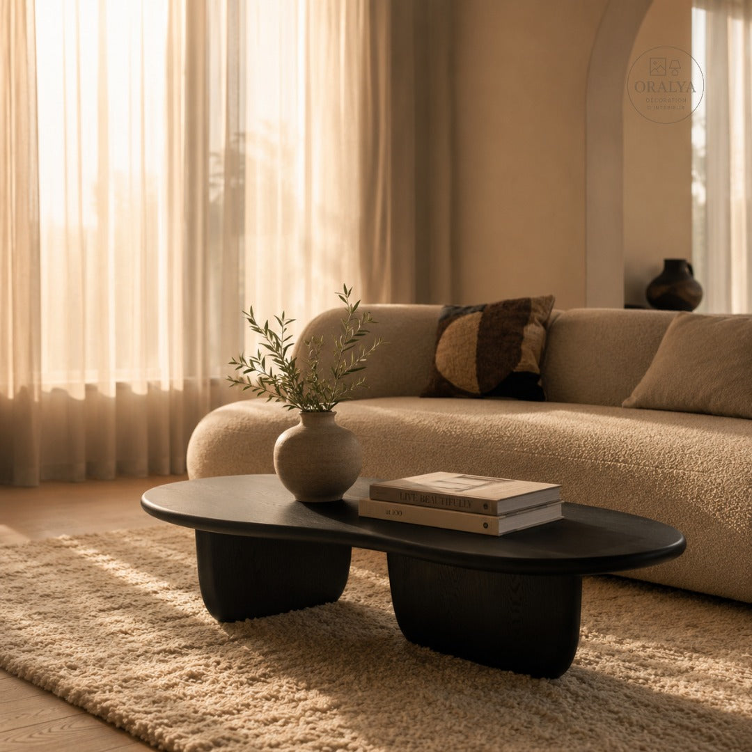 Table Basse Curve Essence