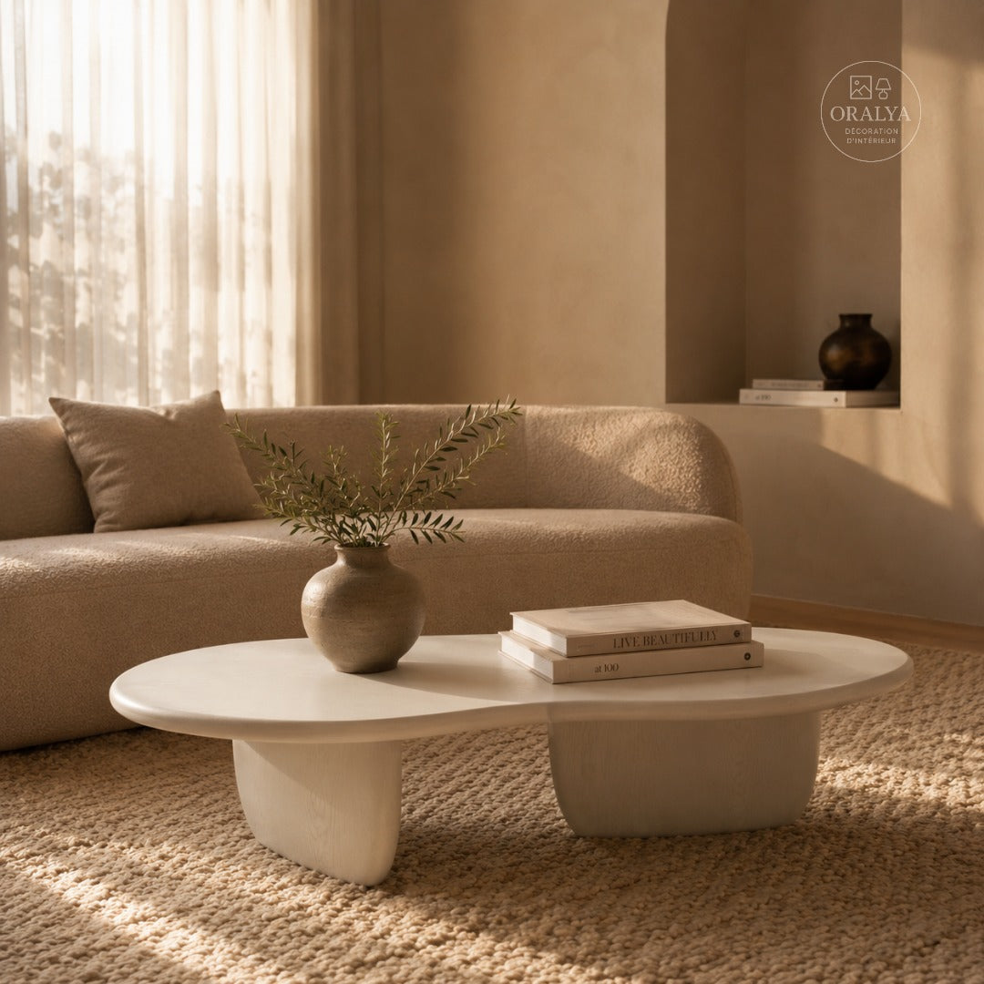 Table Basse Curve Essence