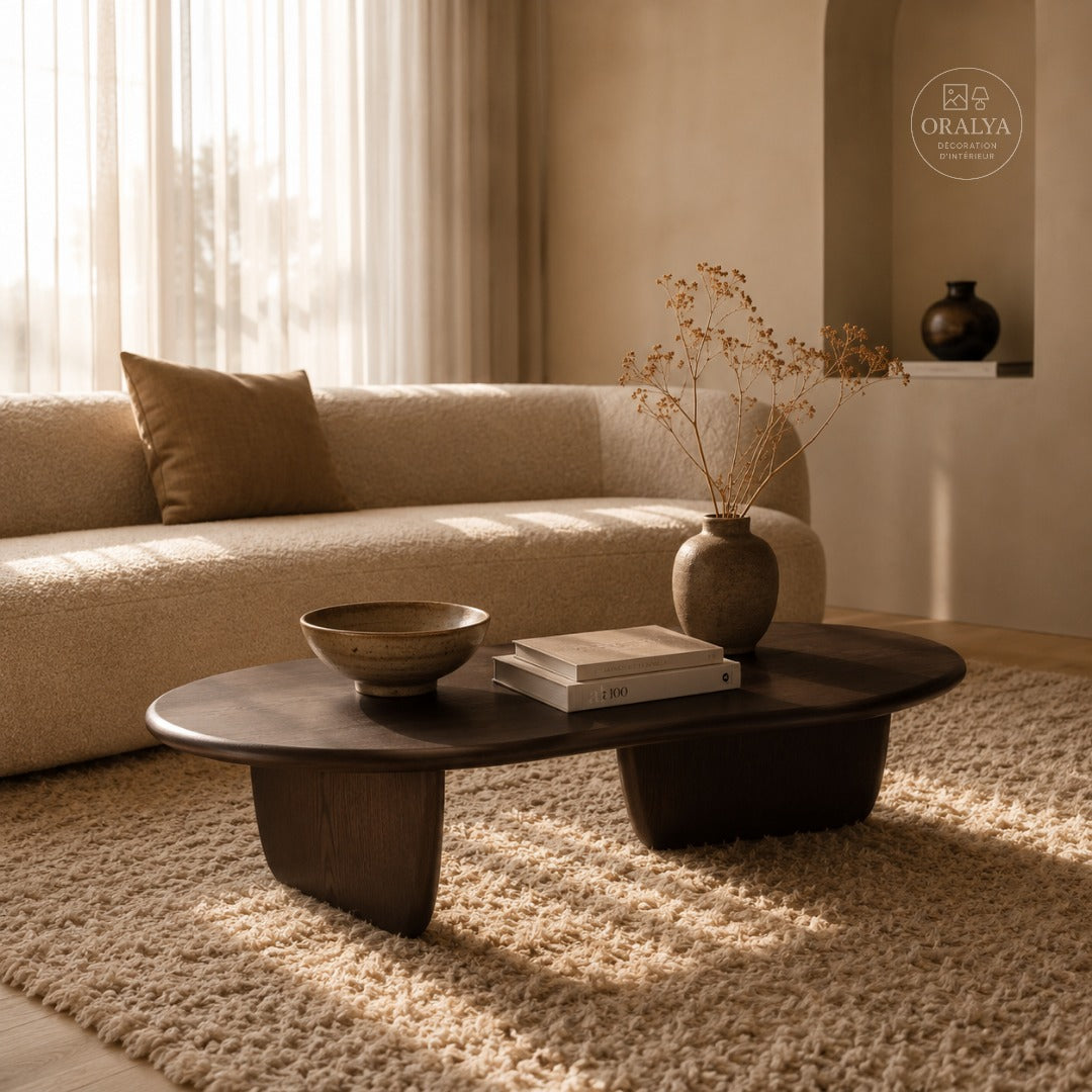 Table Basse Curve Essence