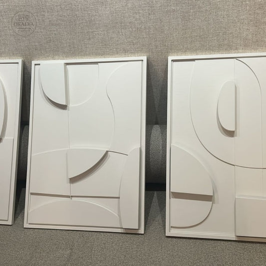 Pack 3 Tableaux Abstrait 3D