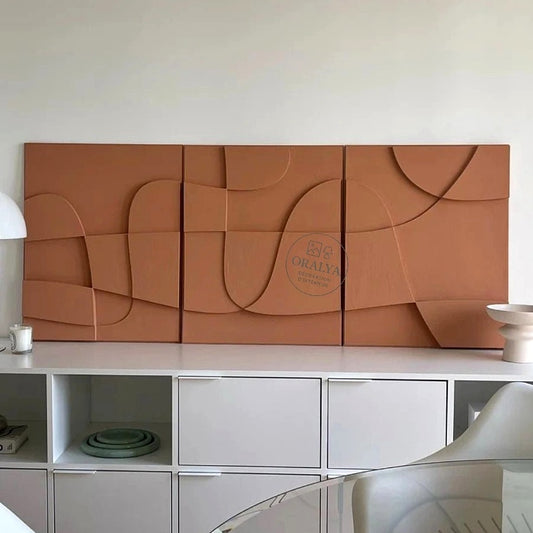 Pack 3 Tableaux Abstrait 3D