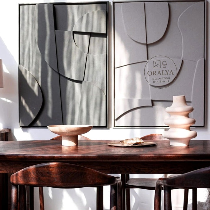 PACK  Duo Tableaux Abstraits 3D