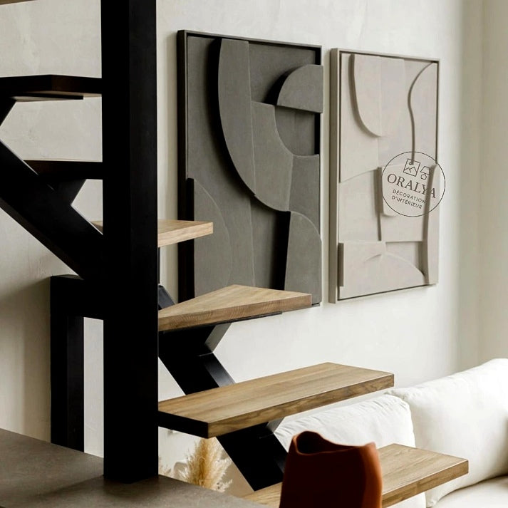 PACK  Duo Tableaux Abstraits 3D