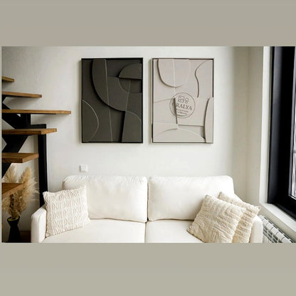 PACK  Duo Tableaux Abstraits 3D