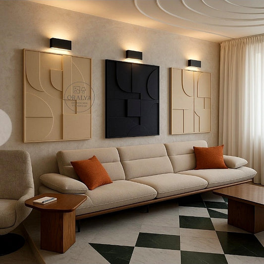 Pack 3 Tableaux Abstrait 3D