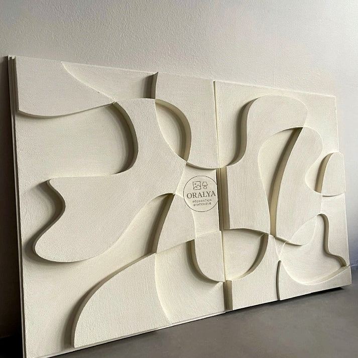 PACK  Duo Tableaux Abstraits 3D