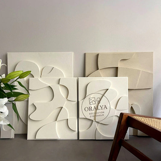 PACK  Duo Tableaux Abstraits 3D