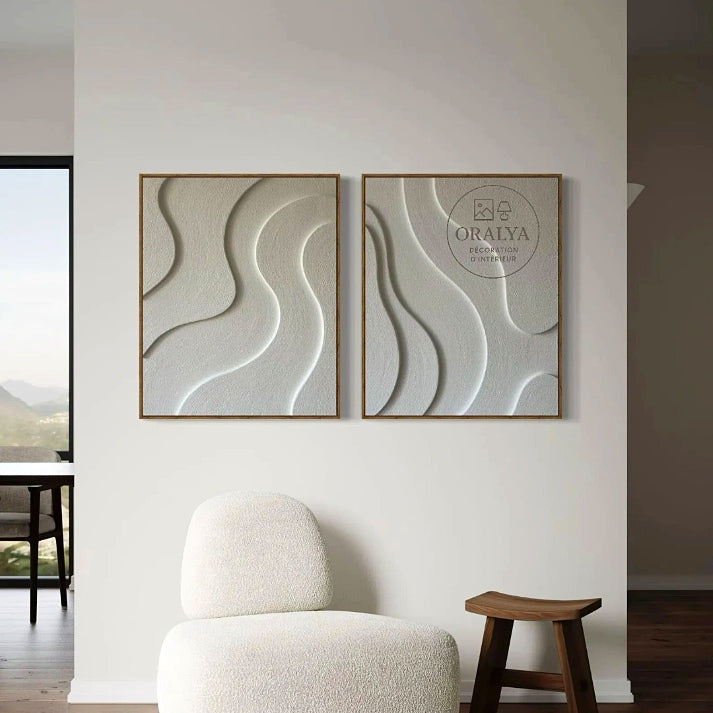 PACK  Duo Tableaux Abstraits 3D