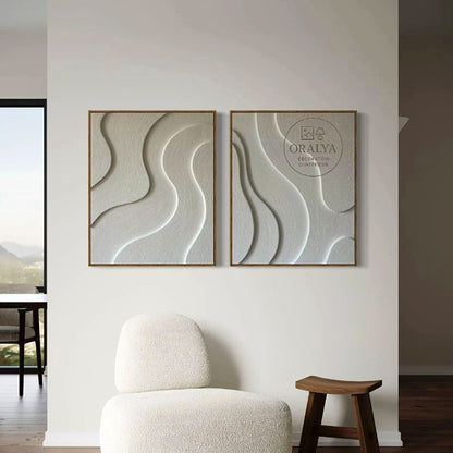 PACK  Duo Tableaux Abstraits 3D