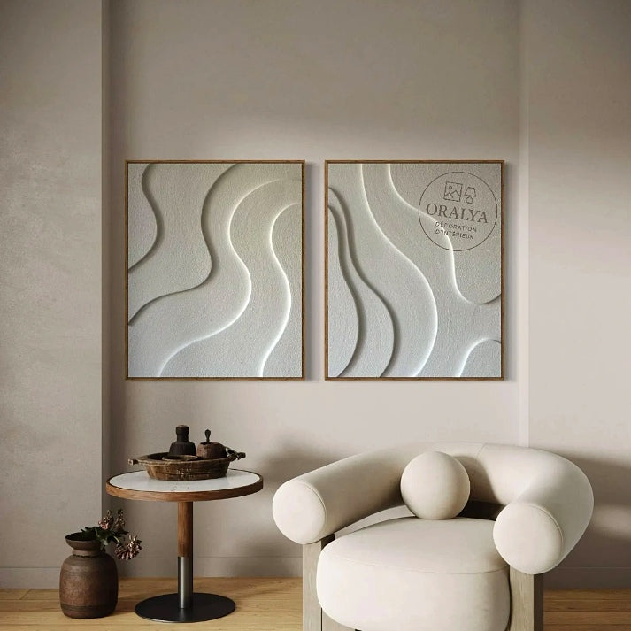 PACK  Duo Tableaux Abstraits 3D