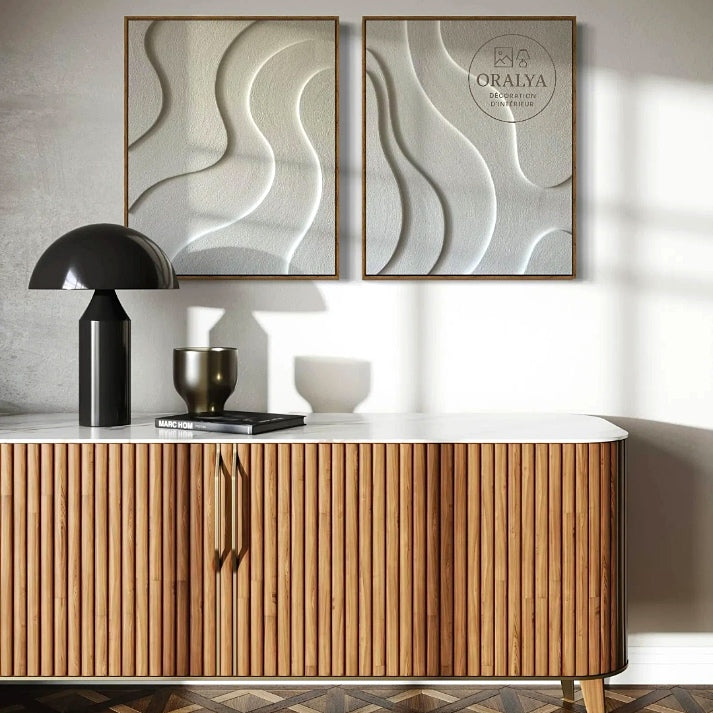 PACK  Duo Tableaux Abstraits 3D