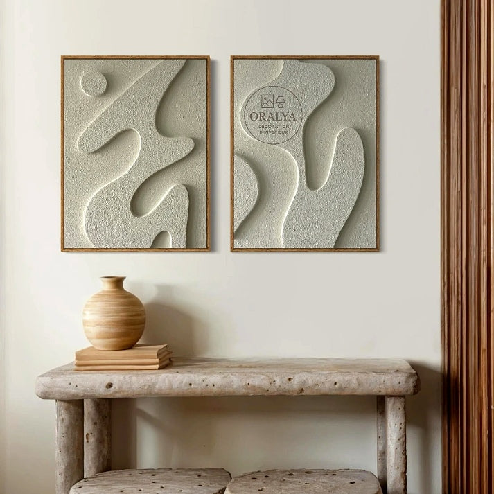 PACK  Duo Tableaux Abstraits 3D