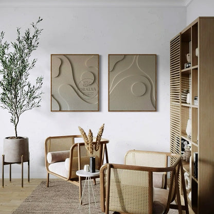 PACK  Duo Tableaux Abstraits 3D