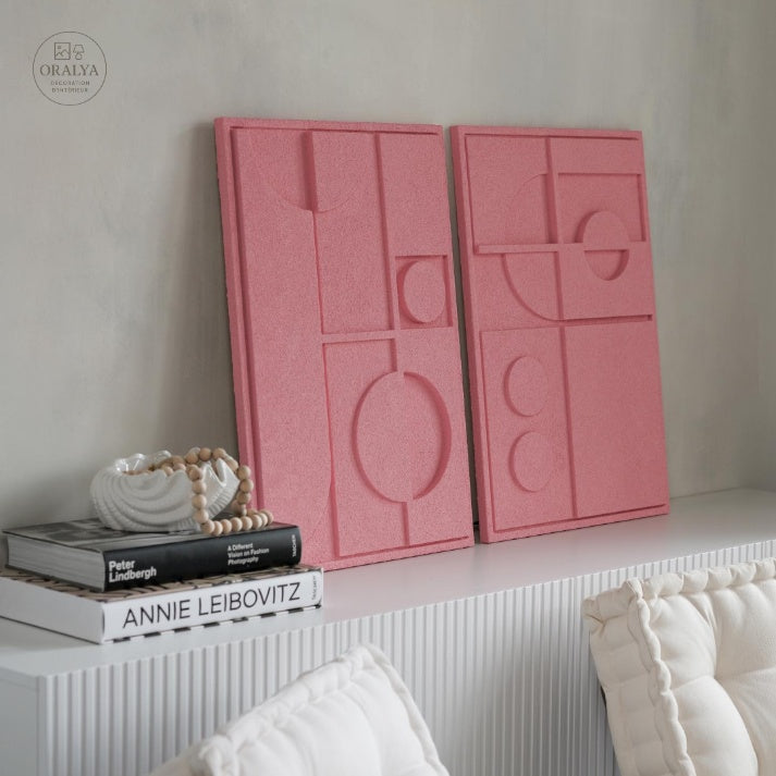 PACK  Duo Tableaux Abstraits 3D