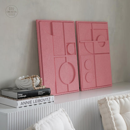 PACK  Duo Tableaux Abstraits 3D