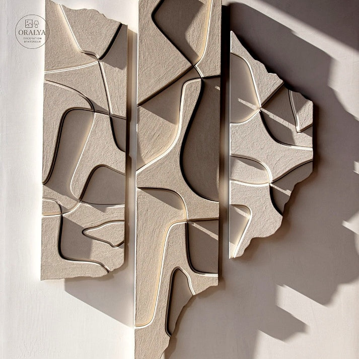 Tableaux Abstraits 3D Africa