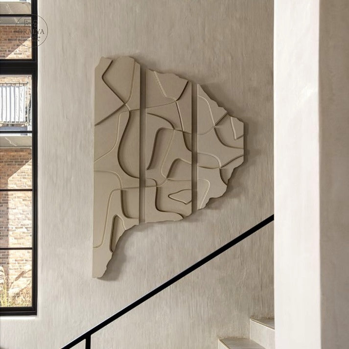 Tableaux Abstraits 3D Africa
