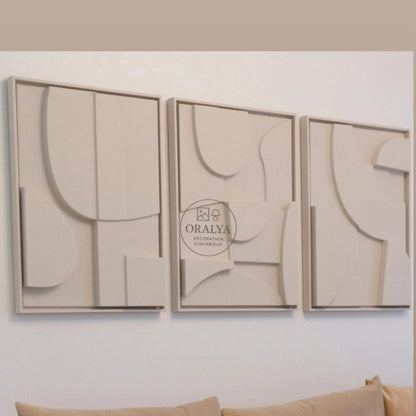 Promo Limitée | Pack 3 Tableaux Abstrait 3D